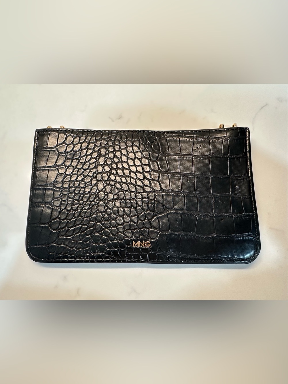 NWT MNG Black Wallet/Clutch